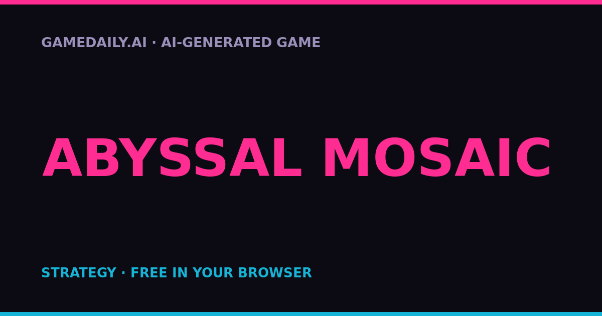 Abyssal Mosaic — AI game thumbnail