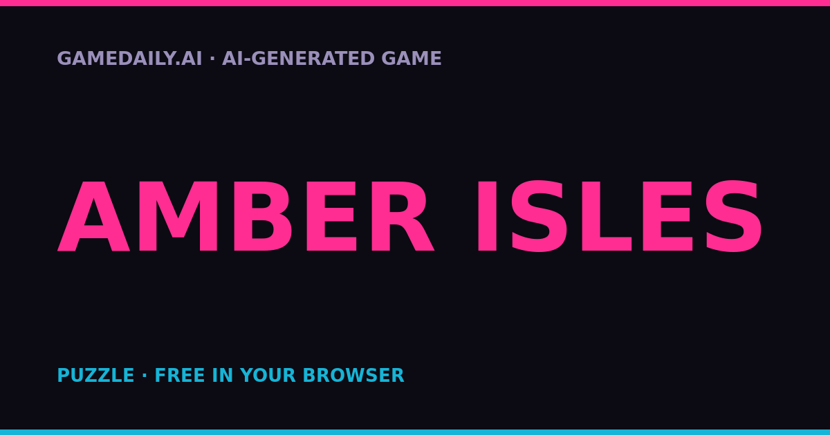 Amber Isles — AI game thumbnail