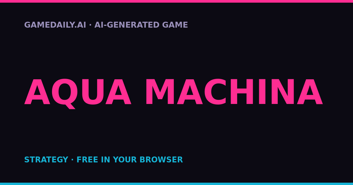 Aqua Machina — AI game thumbnail
