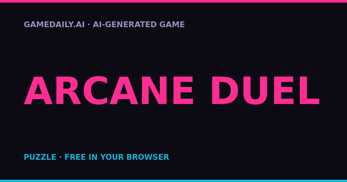 Arcane Duel — AI game thumbnail