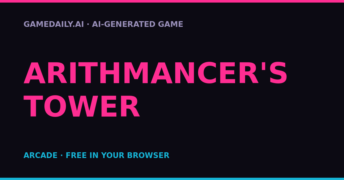 Arithmancer's Tower — AI game thumbnail