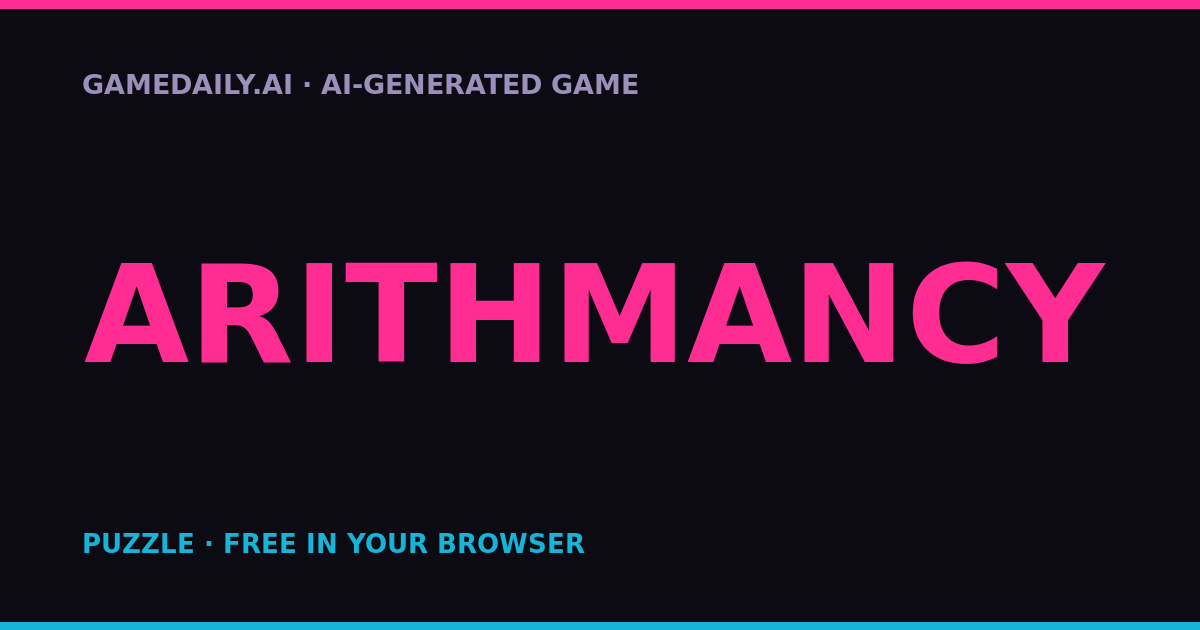 Arithmancy — AI game thumbnail
