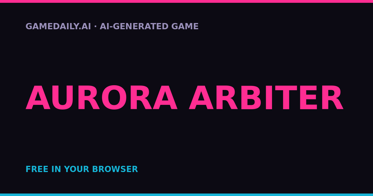 Aurora Arbiter — AI game thumbnail