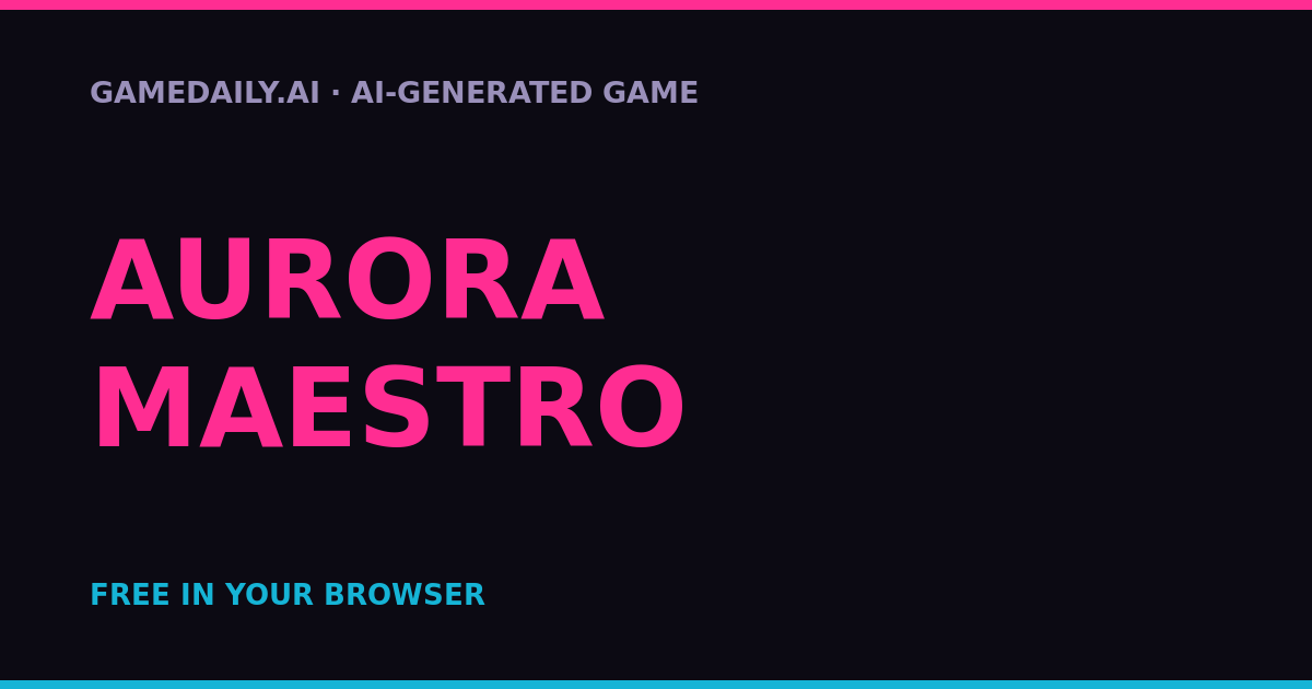 Aurora Maestro — AI game thumbnail
