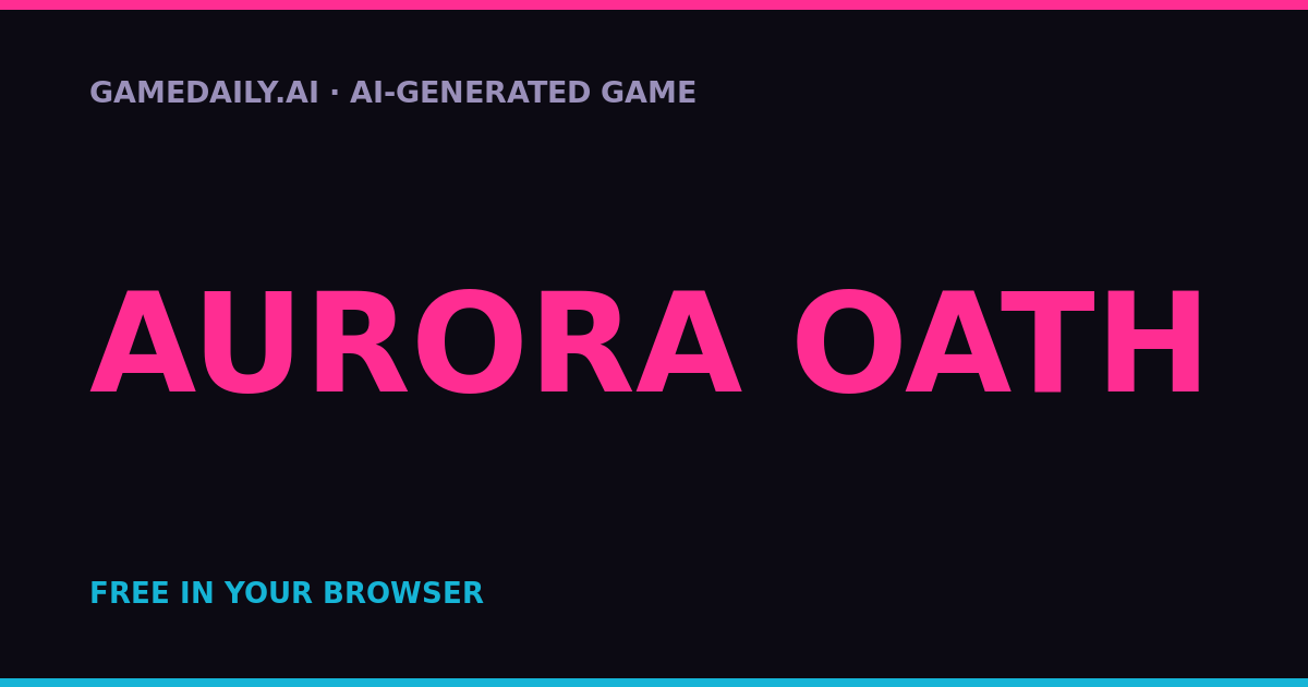 Aurora Oath — AI game thumbnail
