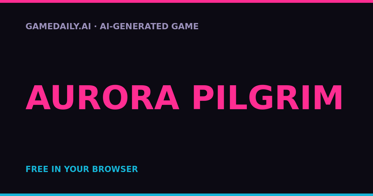 Aurora Pilgrim — AI game thumbnail