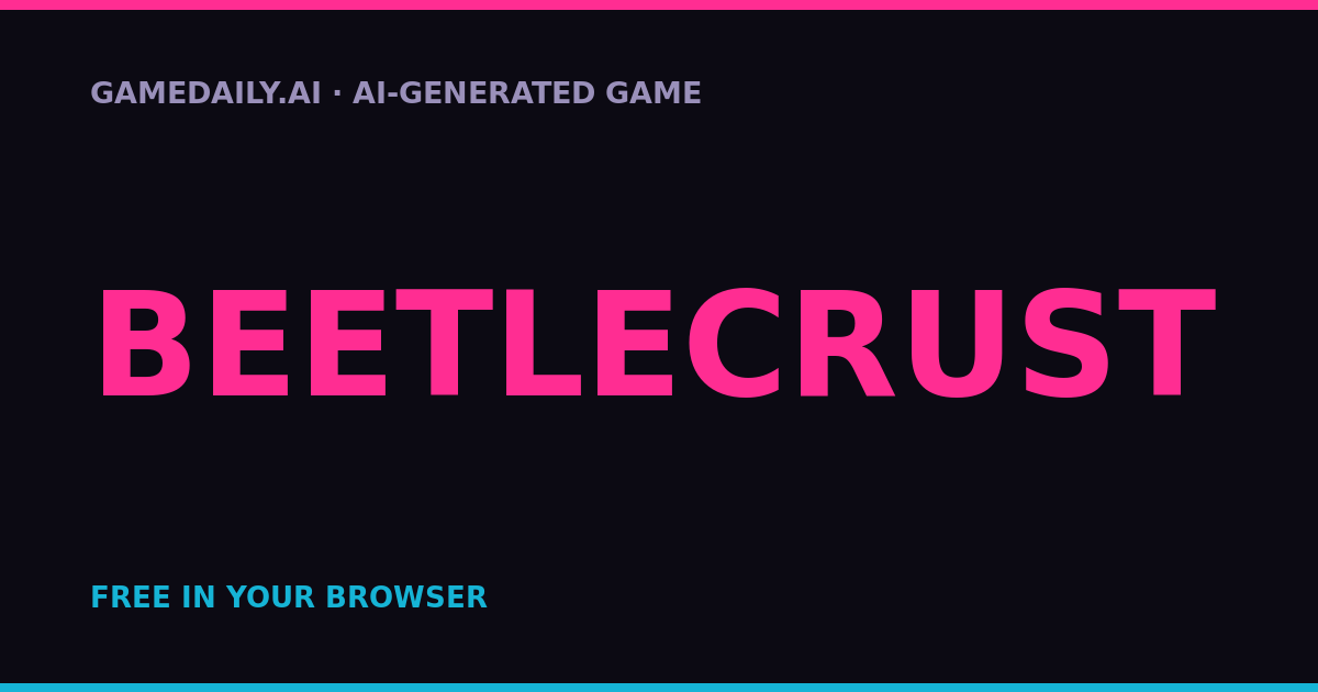 Beetlecrust — AI game thumbnail