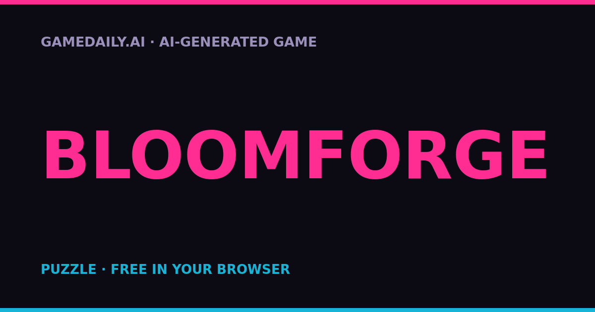 Bloomforge — AI game thumbnail
