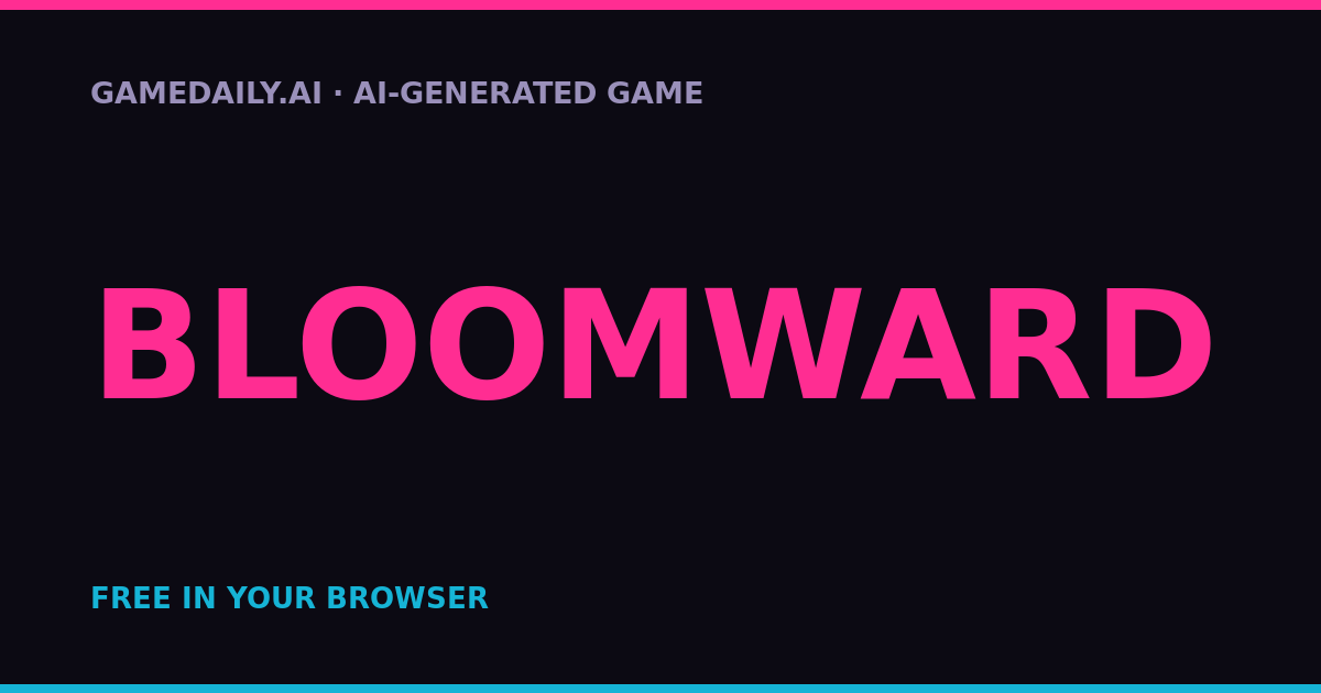 Bloomward — AI game thumbnail