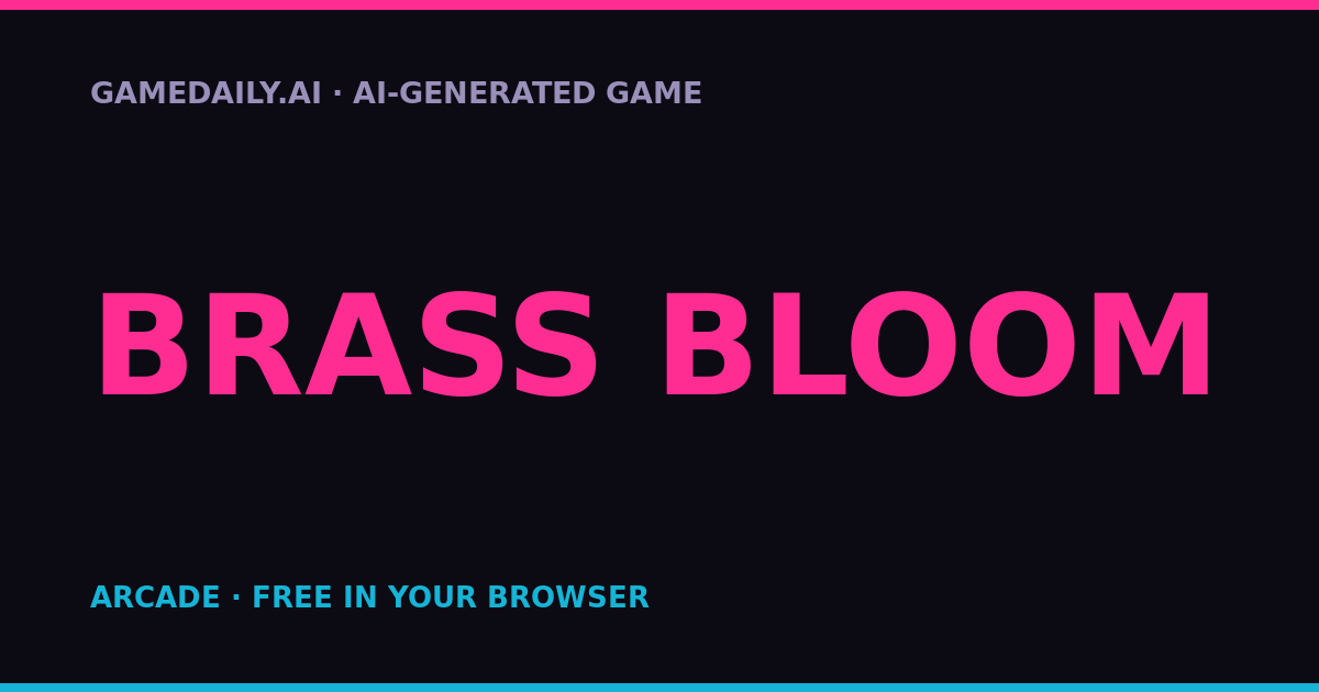 Brass Bloom — AI game thumbnail