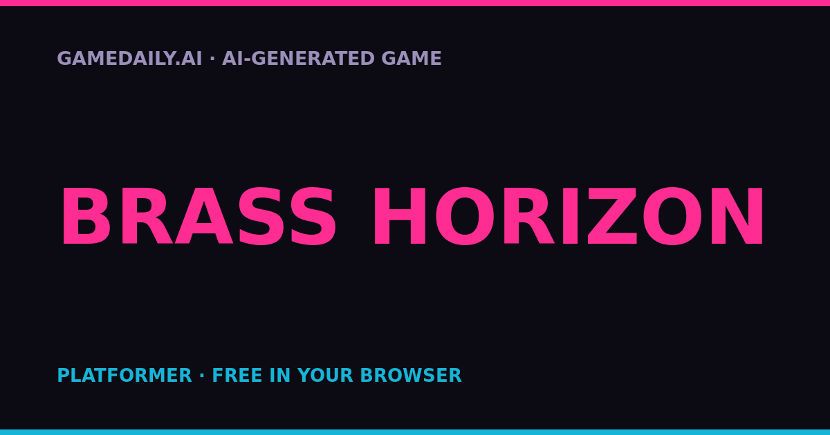 Brass Horizon — AI game thumbnail