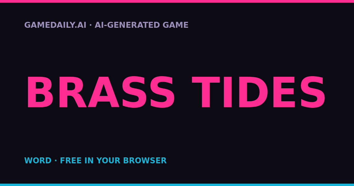 Brass Tides — AI game thumbnail