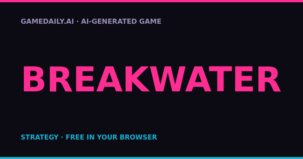 Breakwater — AI game thumbnail