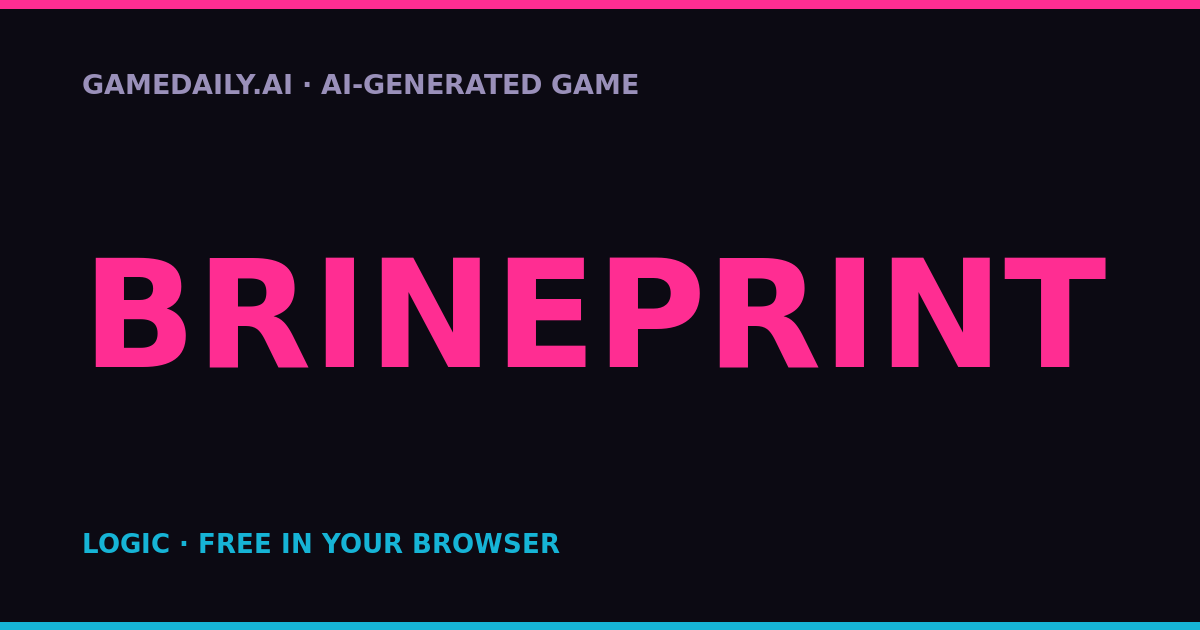 Brineprint — AI game thumbnail