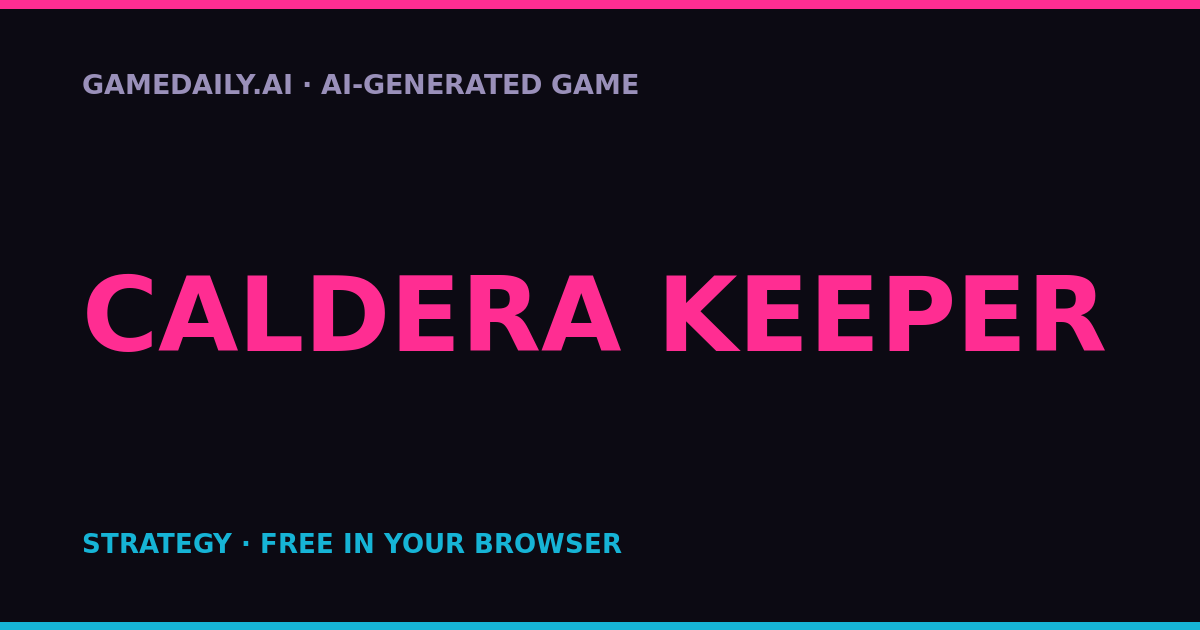 Caldera Keeper — AI game thumbnail