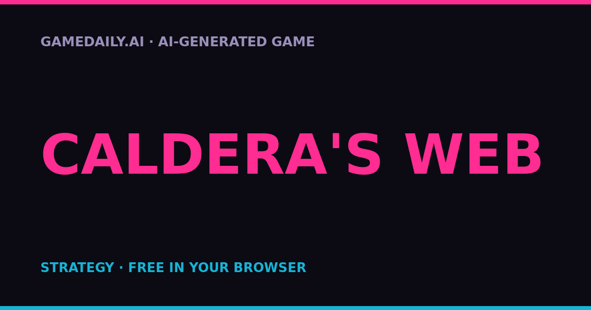 Caldera's Web — AI game thumbnail