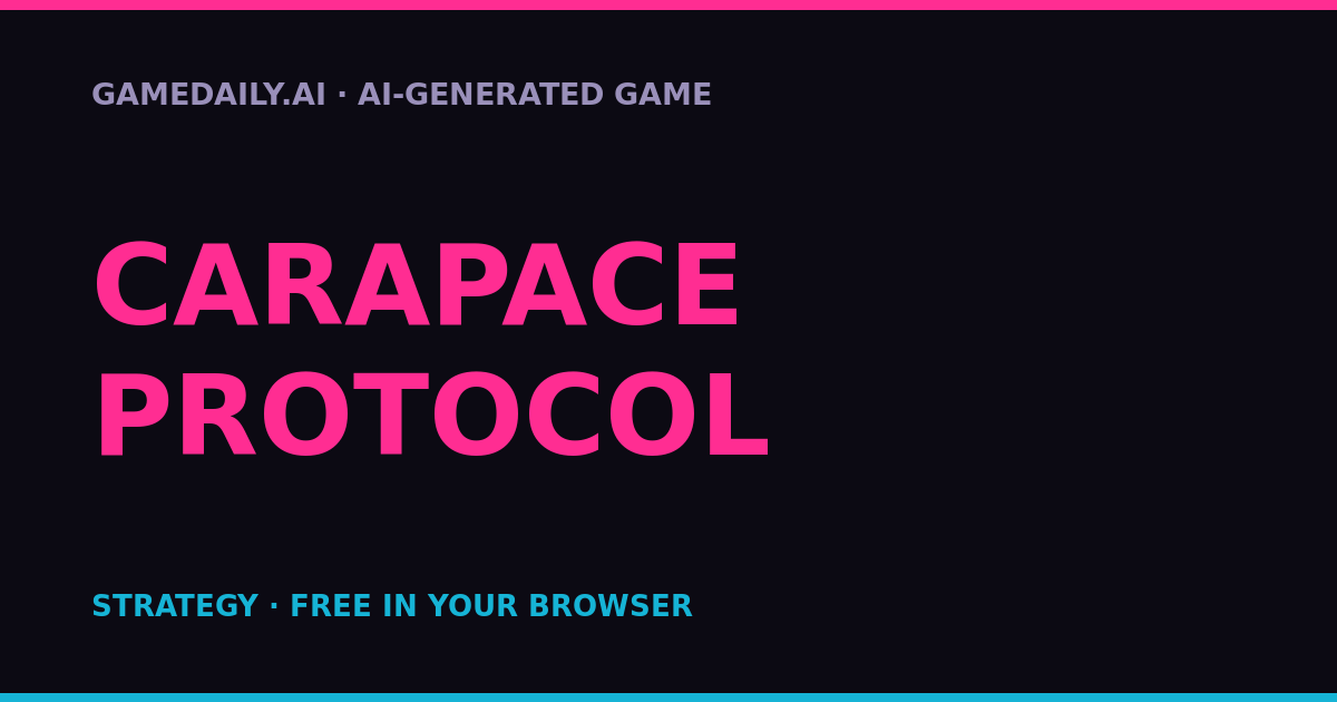 Carapace Protocol — AI game thumbnail