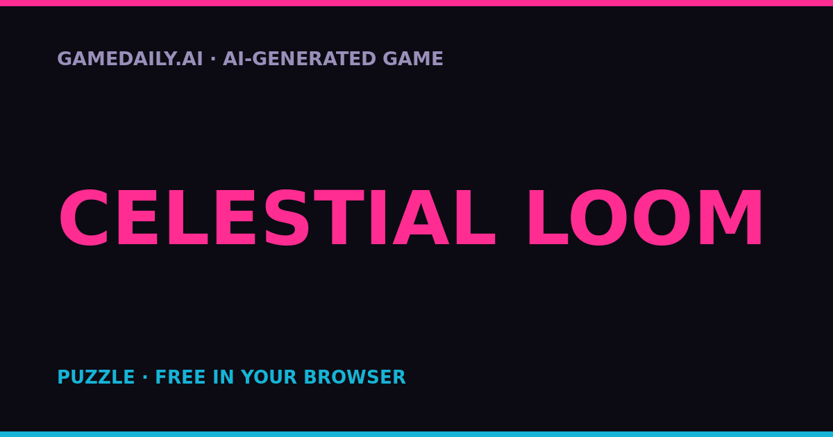 Celestial Loom — AI game thumbnail