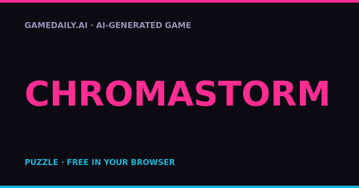 Chromastorm — AI game thumbnail