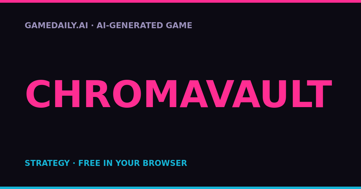 Chromavault — AI game thumbnail