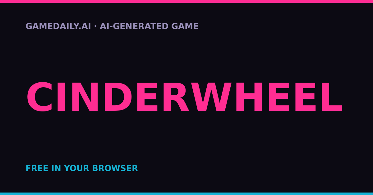 Cinderwheel — AI game thumbnail