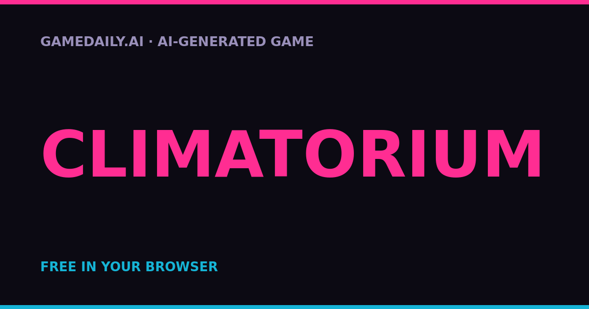 Climatorium — AI game thumbnail