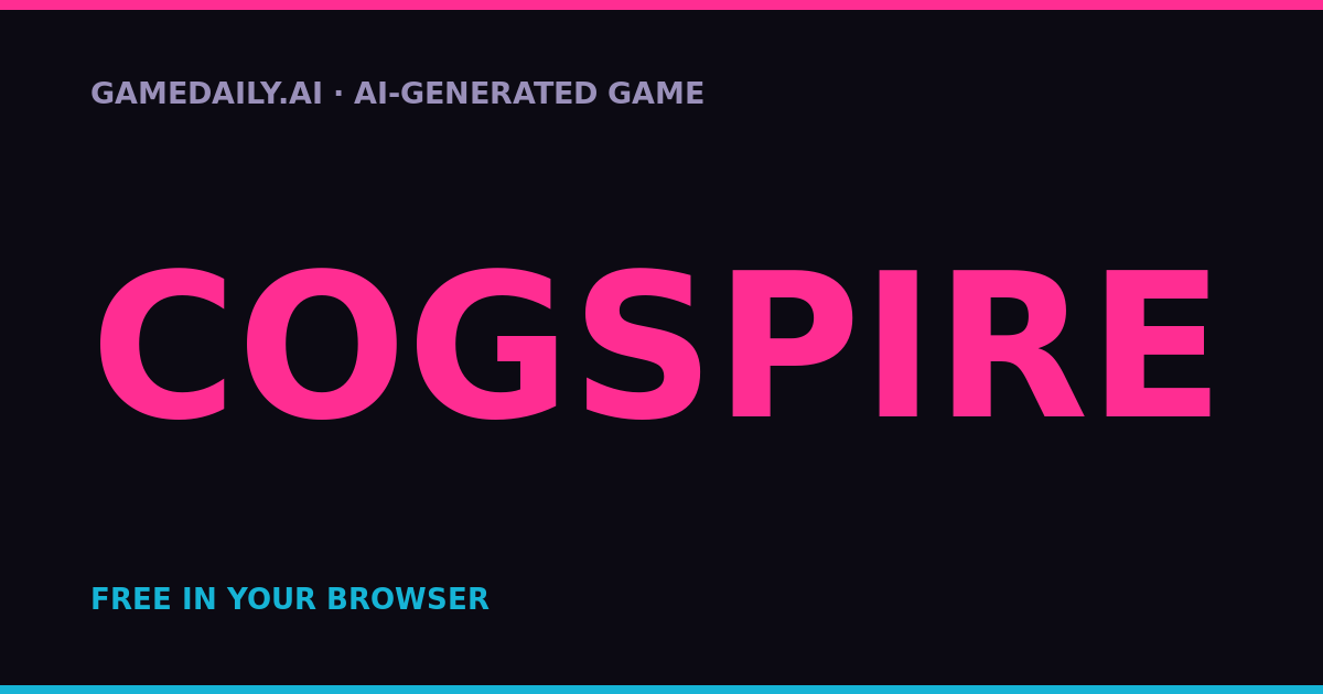Cogspire — AI game thumbnail