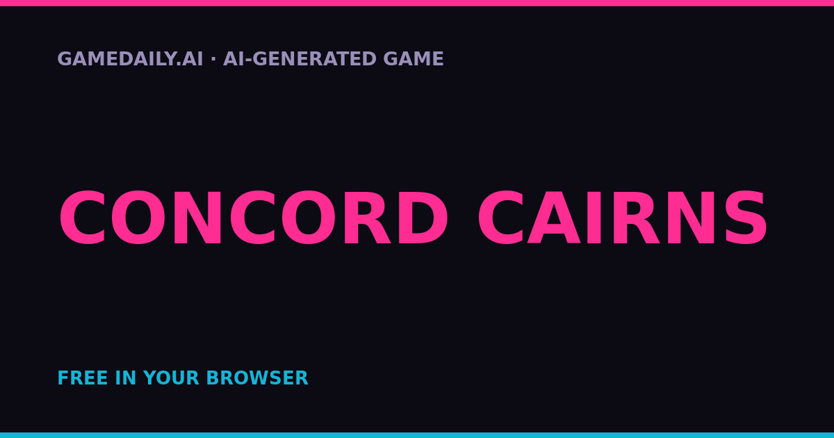 Concord Cairns — AI game thumbnail