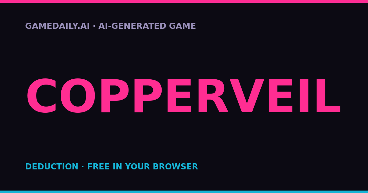 Copperveil — AI game thumbnail