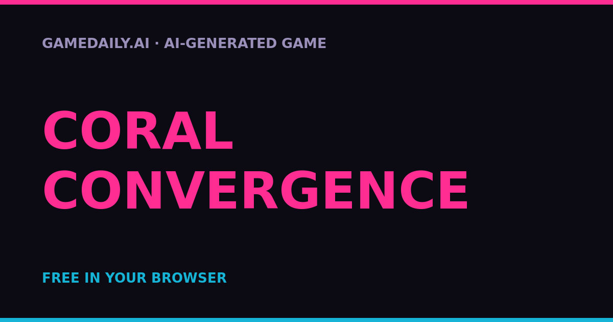 Coral Convergence — AI game thumbnail