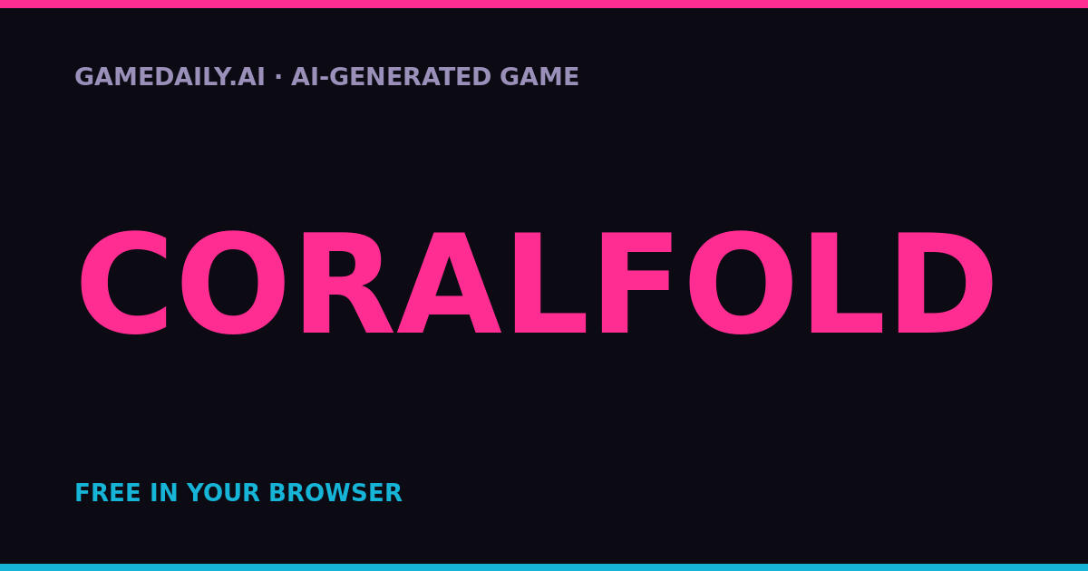 Coralfold — AI game thumbnail