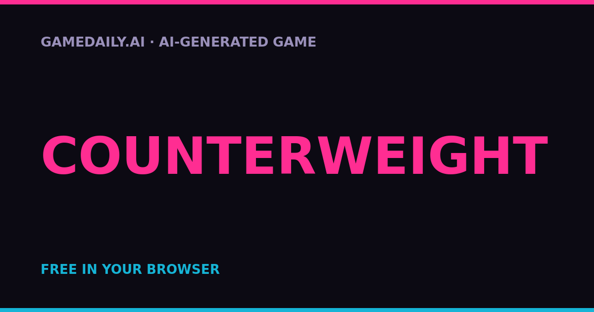 Counterweight — AI game thumbnail