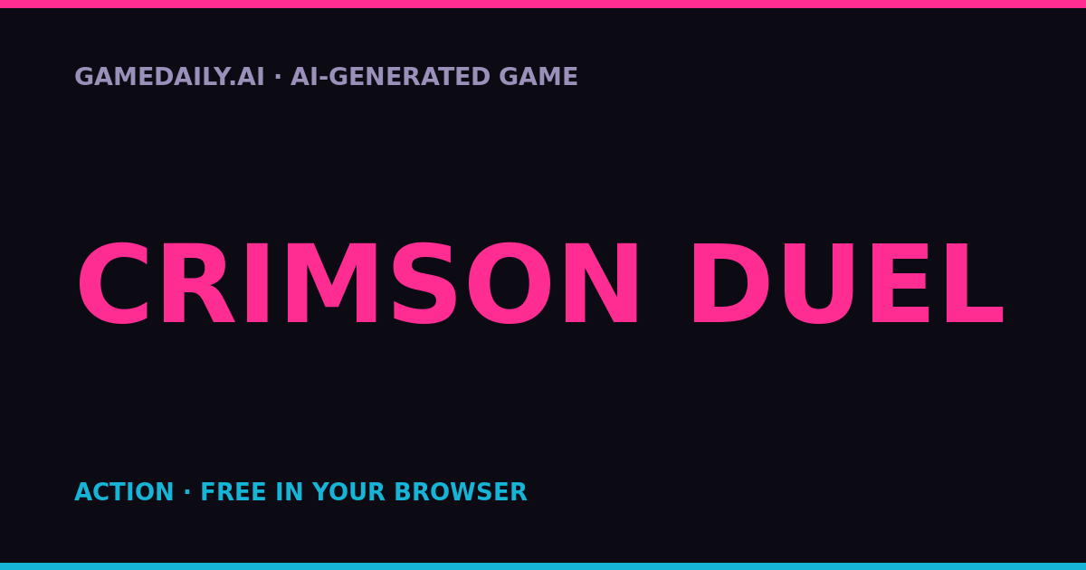 Crimson Duel — AI game thumbnail