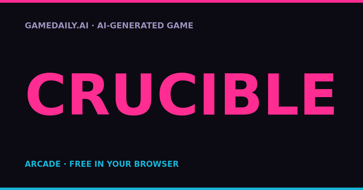 Crucible — AI game thumbnail