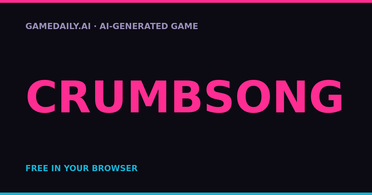 Crumbsong — AI game thumbnail