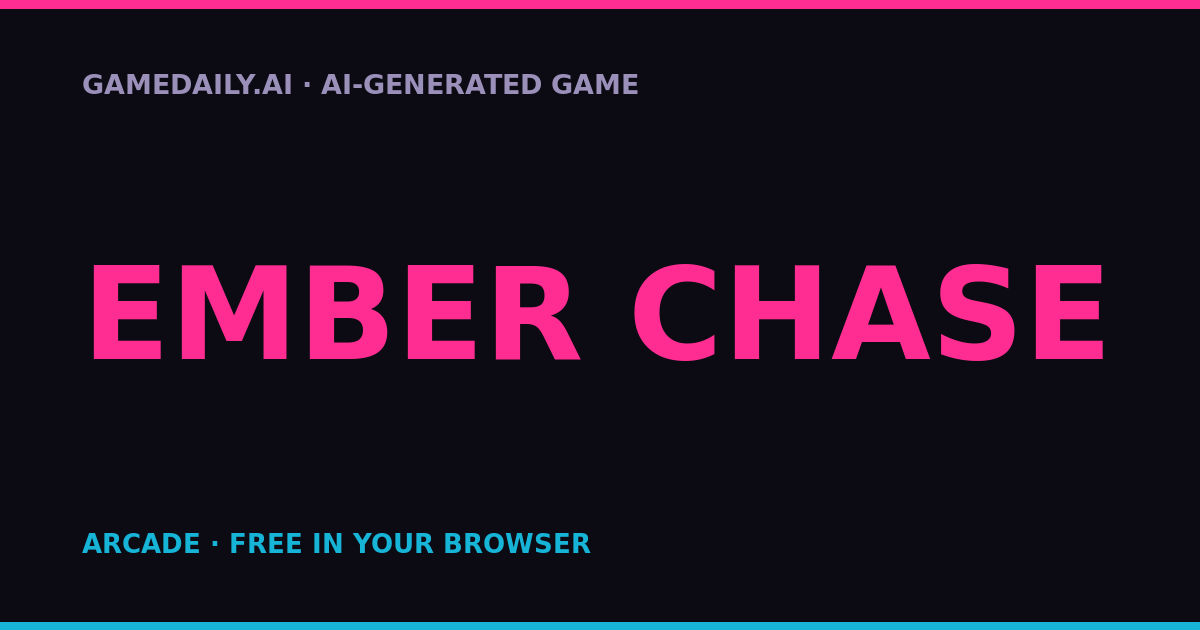 Ember Chase — AI game thumbnail
