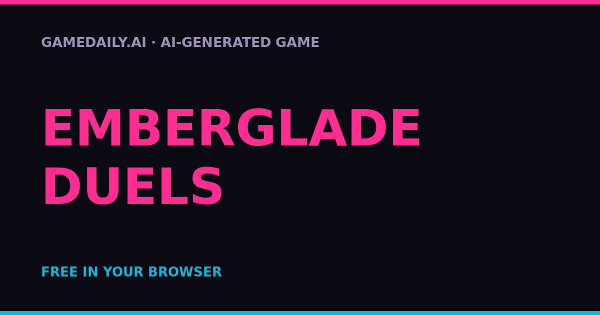 Emberglade Duels — AI game thumbnail