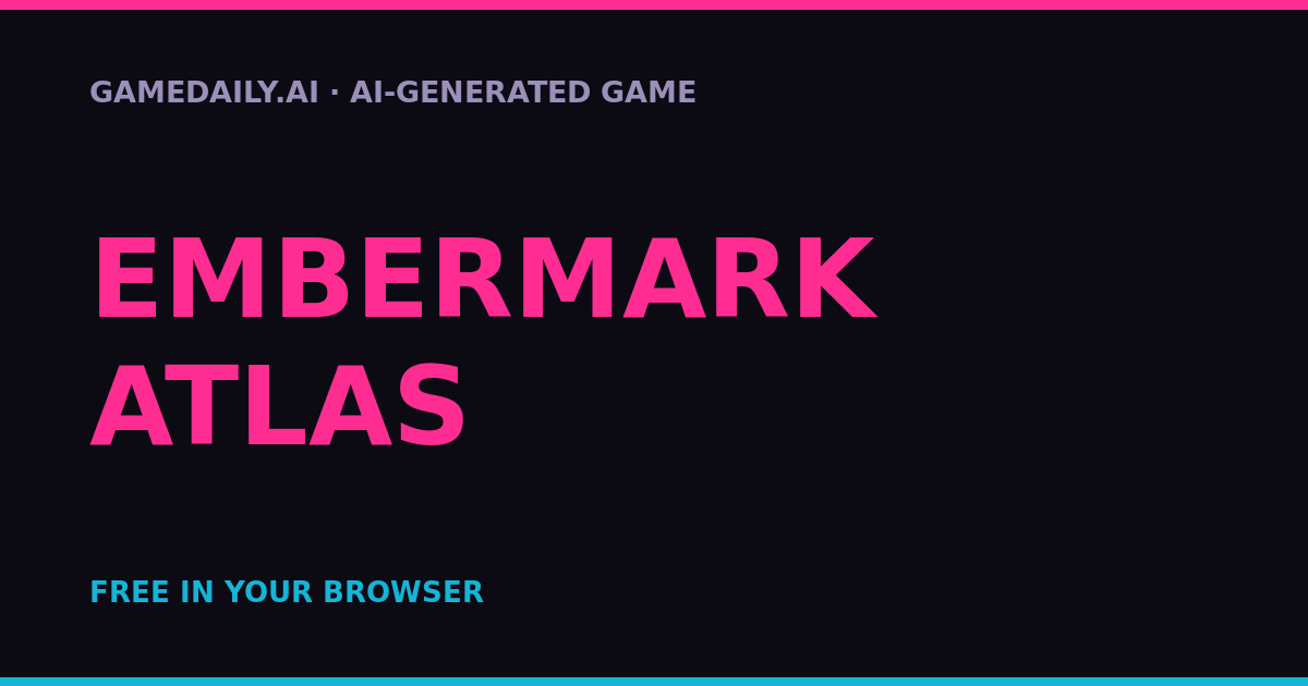 Embermark Atlas — AI game thumbnail