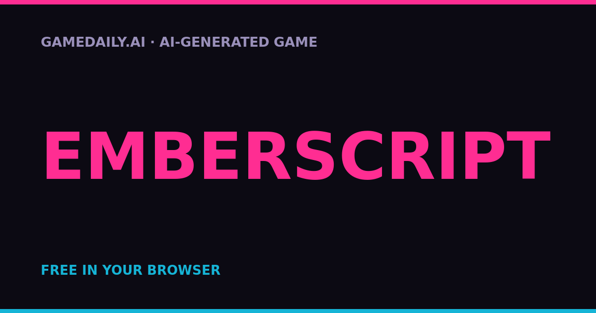 Emberscript — AI game thumbnail