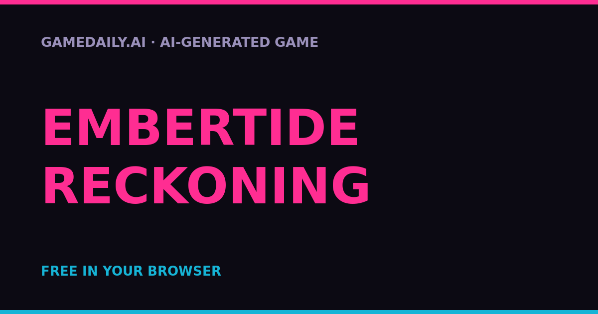 Embertide Reckoning — AI game thumbnail