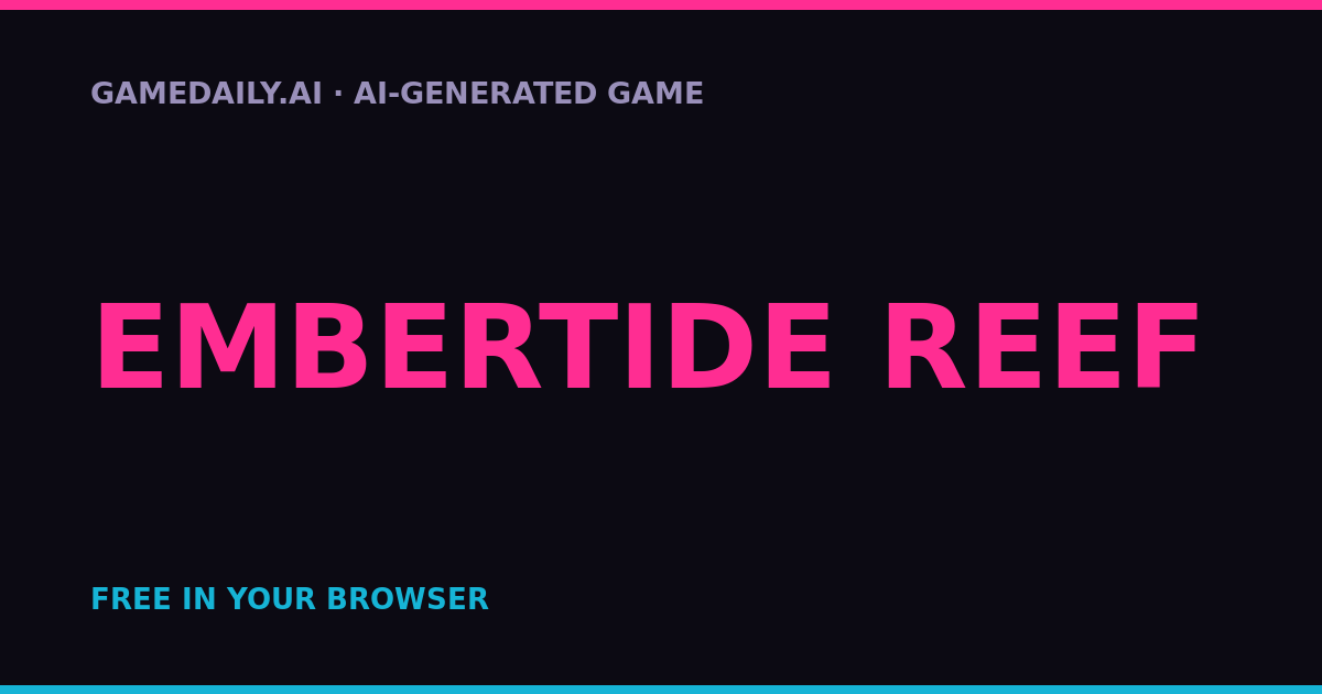Embertide Reef — AI game thumbnail