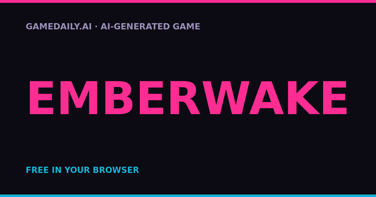 Emberwake — AI game thumbnail