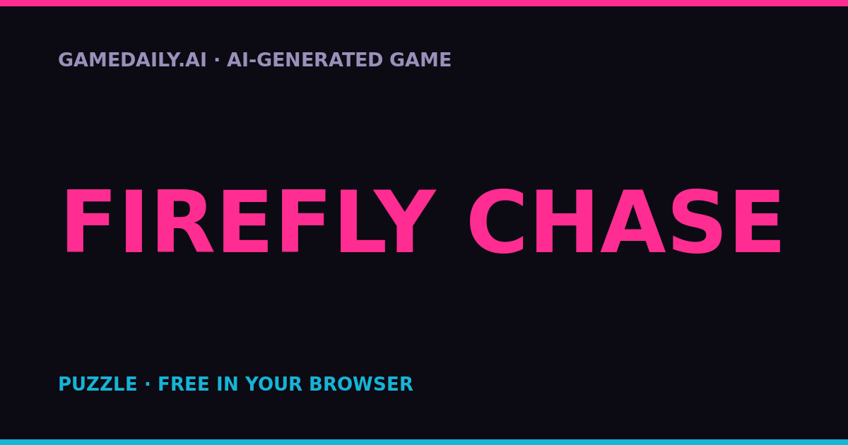 Firefly Chase — AI game thumbnail