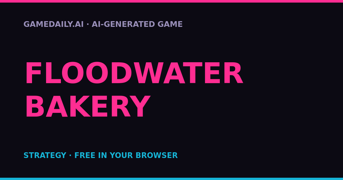 Floodwater Bakery — AI game thumbnail