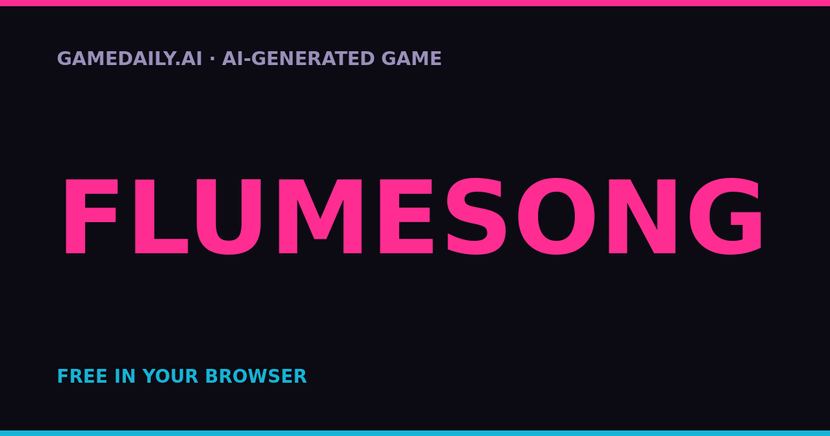 FLUMESONG — AI game thumbnail