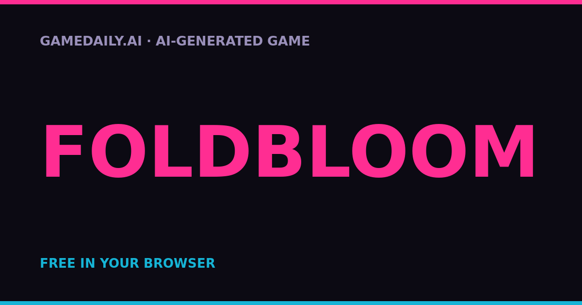 Foldbloom — AI game thumbnail