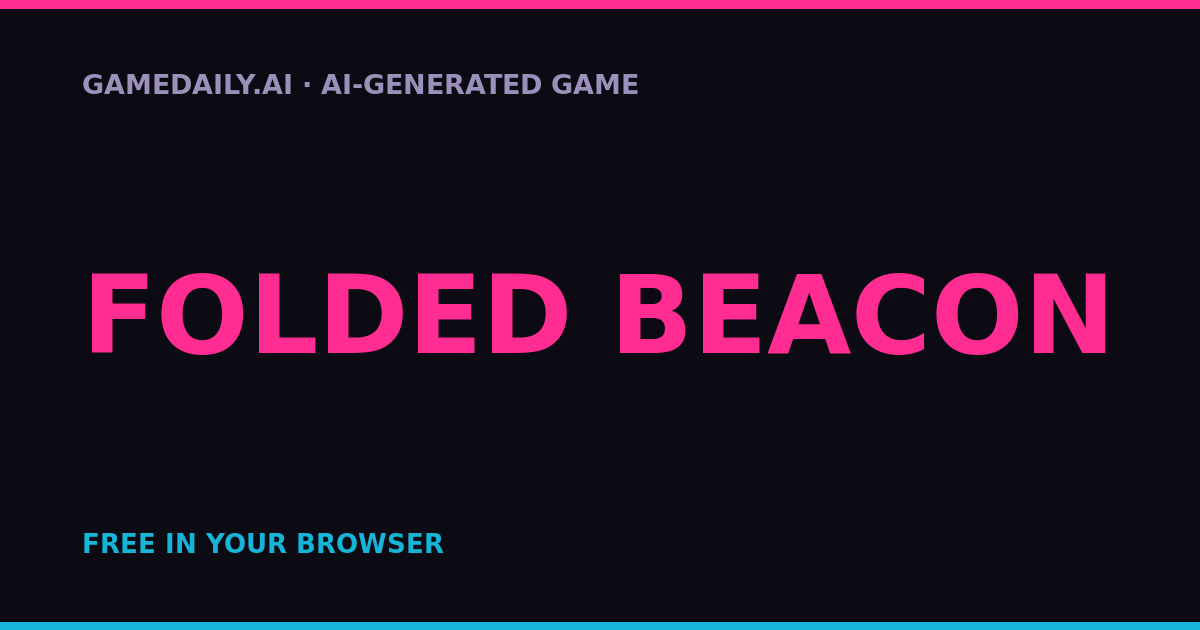 Folded Beacon — AI game thumbnail
