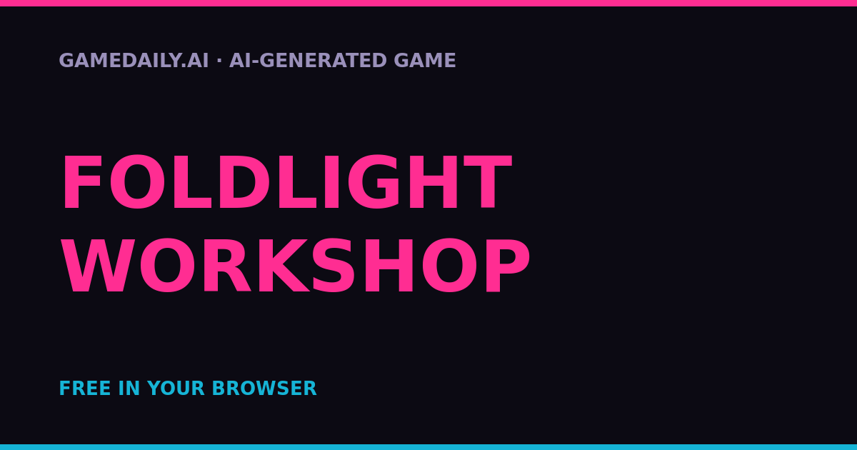 Foldlight Workshop — AI game thumbnail