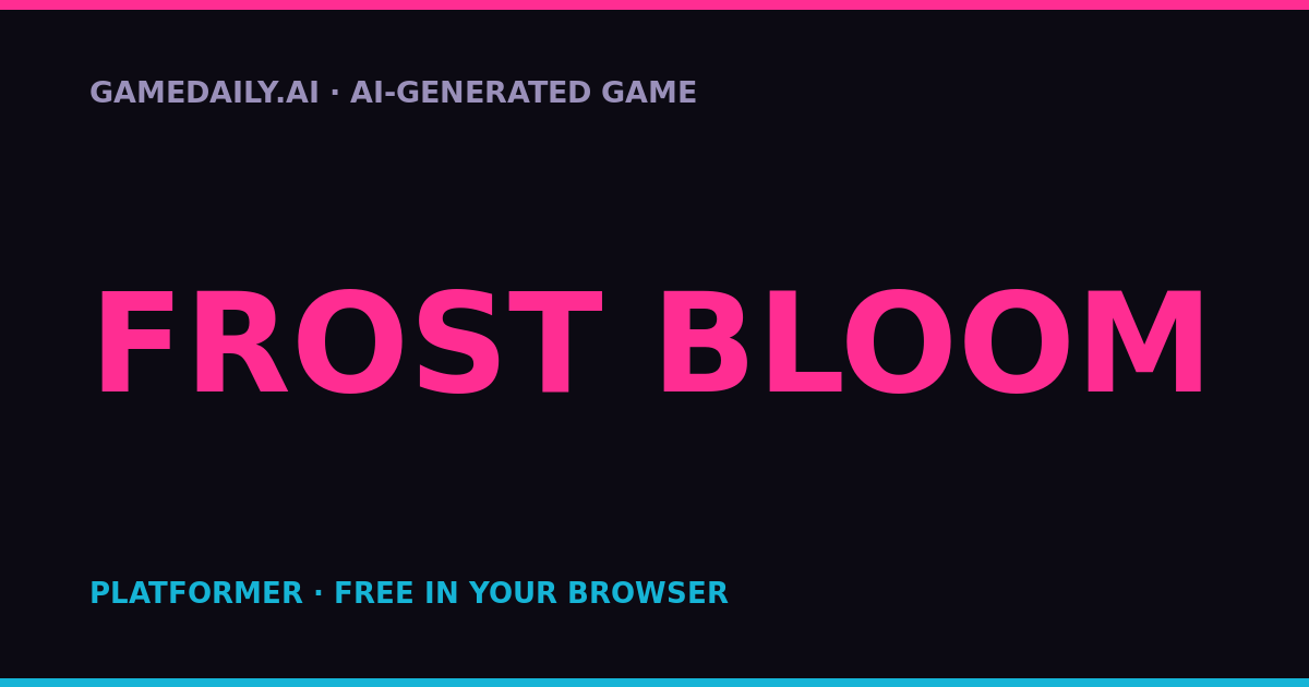 Frost Bloom — AI game thumbnail