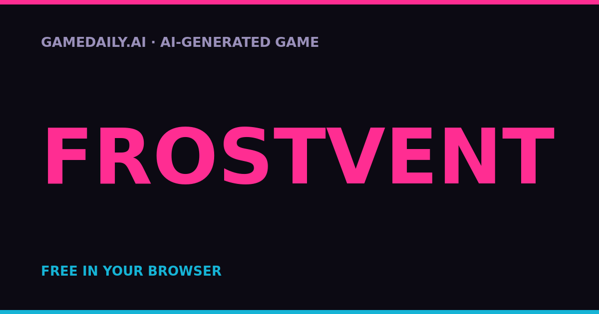 Frostvent — AI game thumbnail
